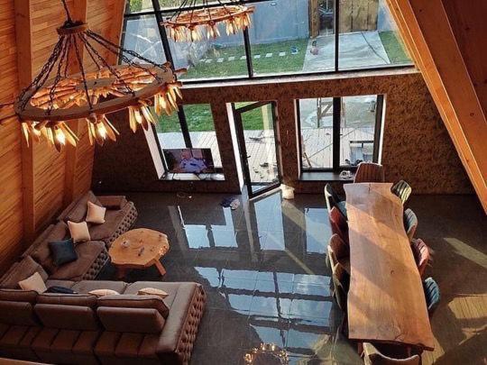 Qafqaz Wood Chalet Gabala Exterior photo
