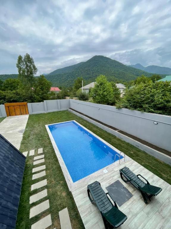 Qafqaz Wood Chalet Gabala Exterior photo
