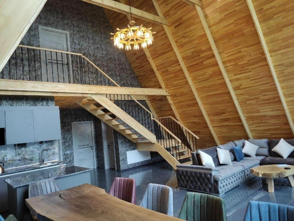 Qafqaz Wood Chalet Gabala Exterior photo