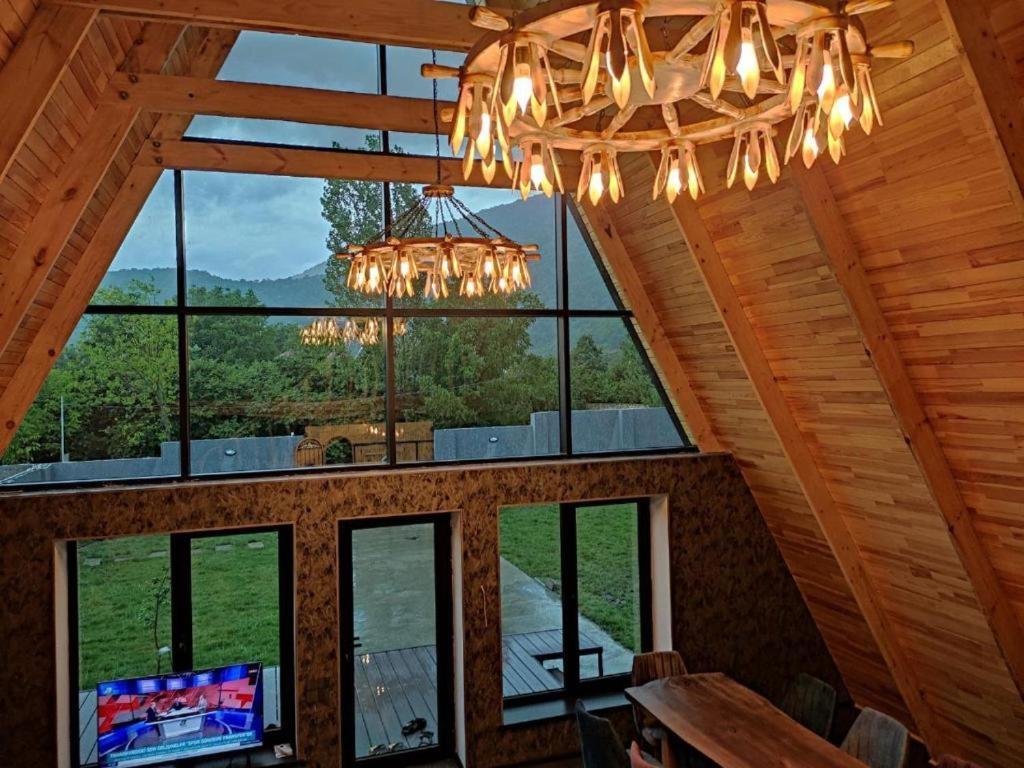 Qafqaz Wood Chalet Gabala Exterior photo